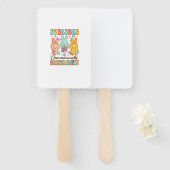 Easter Speech Therapy SLP Everyone Communicates Di ハンドファン (正面&裏面)