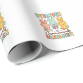 Easter Speech Therapy SLP Everyone Communicates Di ラッピングペーパー (ロールコーナー)