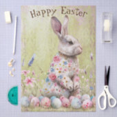 Easter Spring Bunny Tissue Paper 薄葉紙 (クラフト)