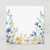 Easter Spring Flowers  エンクロージャーカード (裏面)