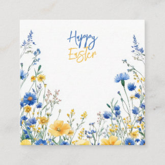 Easter Spring Flowers  エンクロージャーカード