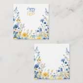 Easter Spring Flowers  エンクロージャーカード (正面/裏面)