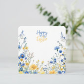 Easter Spring Flowers Invitation 招待状 (スタンド正面)