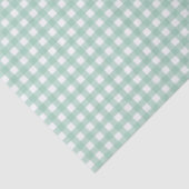 Easter Spring Mint Green Gingham 薄葉紙 (詳細)