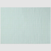 Easter Spring Mint Green Gingham 薄葉紙 (正面)