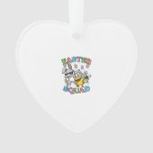 Easter Squad Bunny Egg Chick Dab Crew Matching Men オーナメント (正面)