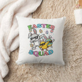 Easter Squad Bunny Egg Chick Dab Crew Matching Men クッション (ブランケット)