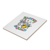 Easter Squad Bunny Egg Chick Dab Crew Matching Men タイル (側面)