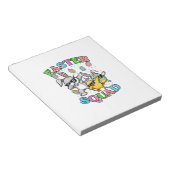 Easter Squad Bunny Egg Chick Dab Crew Matching Men ノートパッド (アングル)