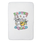 Easter Squad Bunny Egg Chick Dab Crew Matching Men バスマット (正面縦)