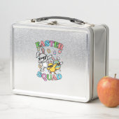Easter Squad Bunny Egg Chick Dab Crew Matching Men メタルランチボックス (インサイチュ)