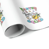 Easter Squad Bunny Egg Chick Dab Crew Matching Men ラッピングペーパー (ロールコーナー)