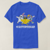 Easter Squad Dabbing Bunny Chick Egg Hunting Match Tシャツ (デザイン正面)