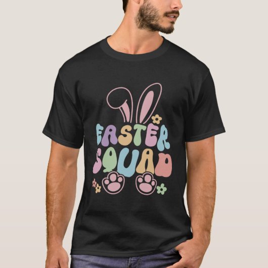 Easter Squad Family Matching Easter Day Bunny Egg  Tシャツ (正面)