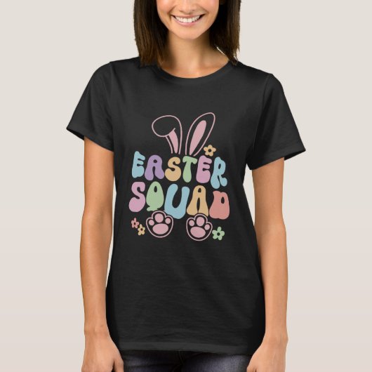 Easter Squad Family Matching Easter Day Bunny Egg  Tシャツ (正面)