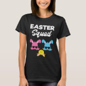 Easter Squad  Family Matching Easter Outfit Egg Hu Tシャツ (正面)