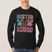 Easter Squad Leopard Bunny Easter Day For Womens G Tシャツ (正面)