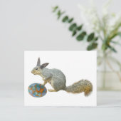 Easter Squirrel with Egg Postcard シーズンポストカード (スタンド正面)