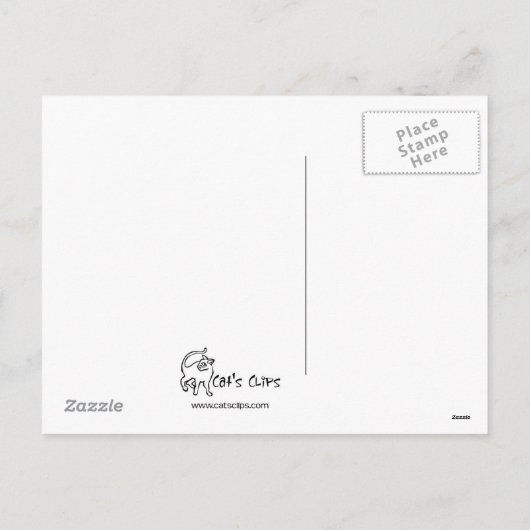 Easter Squirrel with Egg Postcard シーズンポストカード (裏面)