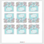 Easter Stickers Fold Over Treat Bags シール (シート)