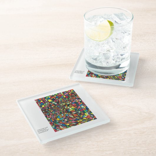 "Easter Sunday"  ガラスコースター (アングル)