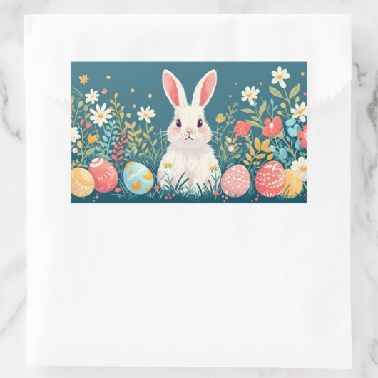 Easter Sunday  長方形シール (バッグ)