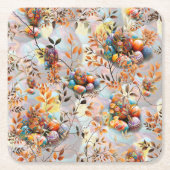 Easter Sunday Celebrations スクエアペーパーコースター (正面)