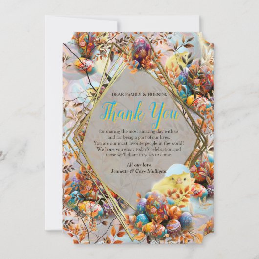 Easter Sunday Celebrations 招待状 (正面)