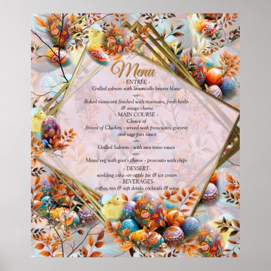 Easter Sunday Menue ポスター (正面)