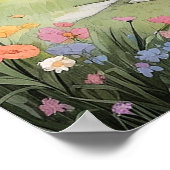 Easter sunrise art illustration ポスター (角)