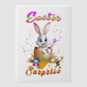 Easter Surprise ベラム紙招待状 (正面)