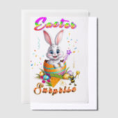 Easter Surprise ベラム紙招待状 (オフセット)