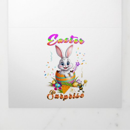 Easter Surprise 三つ折り案内状 (カバー)