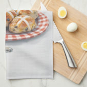 Easter Tea Towel | Hot Cross Buns Kitchen Gift キッチンタオル (四つ折り)