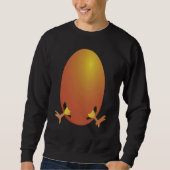 EASTER TEE EASTER EGG CHICK GOLDEN EGG CHICKEN FEE スウェットシャツ (正面)