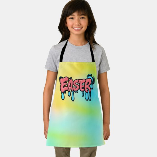 Easter Text Sublimation-61424 エプロン (インサイチュ)