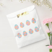 Easter Tie-Dye eggs mid-tone soft pattern フェイバーバッグ (封をした状態)