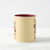 Easter Together – Warm Bunny Family - caneca マグカップ (中央)