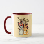 Easter Together – Warm Bunny Family - caneca マグカップ (左)