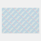 Easter Typography Wrapping Paper Set  ラッピングペーパーシート (正面2)