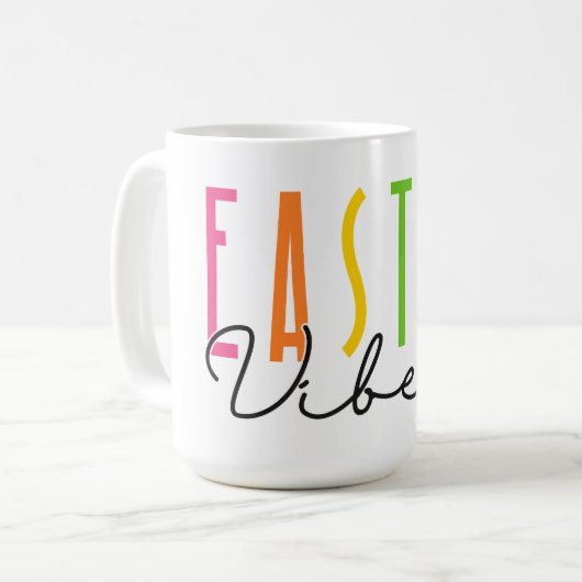 Easter Vibes コーヒーマグカップ (正面左)