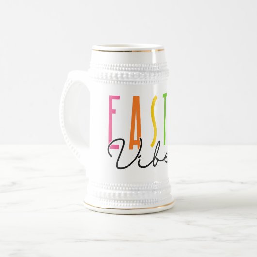 Easter Vibes ビールジョッキ (正面左)