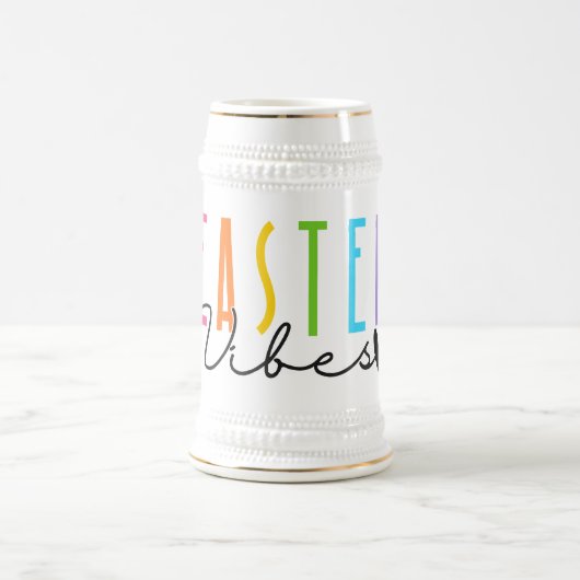 Easter Vibes ビールジョッキ (中央)