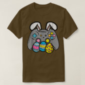 Easter Video Game Bunny Eggs Gaming Gamer Boys Men Tシャツ (デザイン正面)