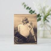 Easter vintage picture シーズンポストカード (スタンド正面)