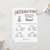 Easter What is in Mommy's Purse Baby Game Card  カード (正面/裏面インサイチュ)