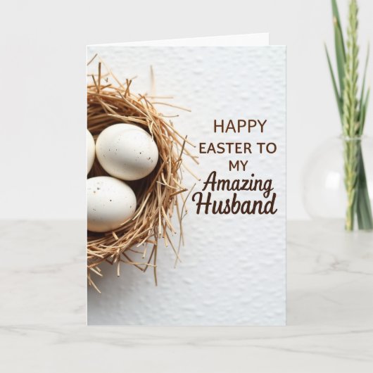 Easter Wishes Husband Card カード (正面)