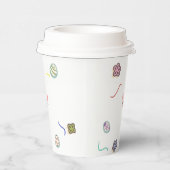 Easter with Rabbit and Party Ribbon　カラフルイースター紙コップ 紙コップ (右)