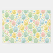 Easter Wrapping Paper - Kids ラッピングペーパーシート (正面3)