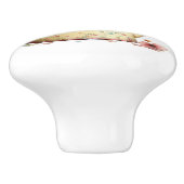 Easter Yellow Pink Watering Can of Flowers セラミックノブ (側面)